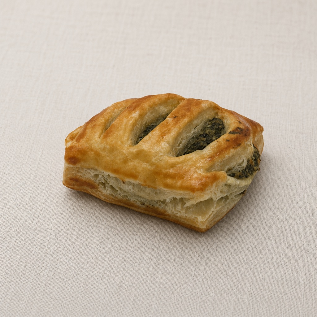 Spinat-Blättereteigtaschen